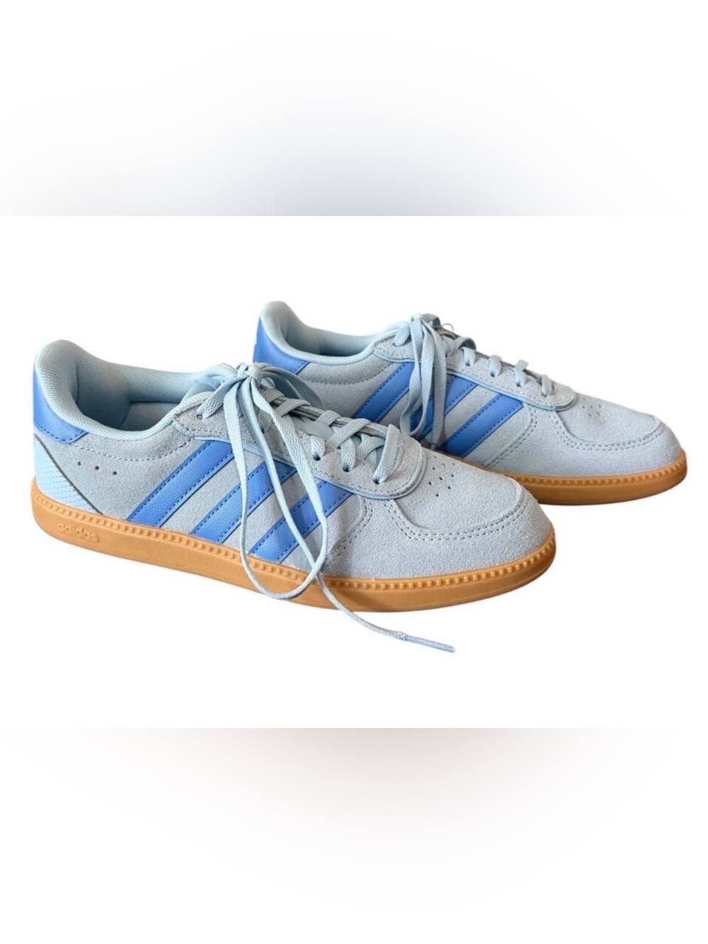 Adidas Breaknet Sleek Sneaker Clear Sky Real Blue Women’s 7 Sporty Athletic NEW